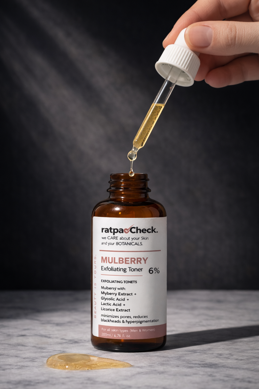 How to use 6% Glycolic + Mulberry Exfoliating Toner